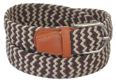 ������ Elastic Belt brown-white
