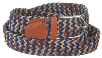 ������ Elastic Belt blue-beige-brown